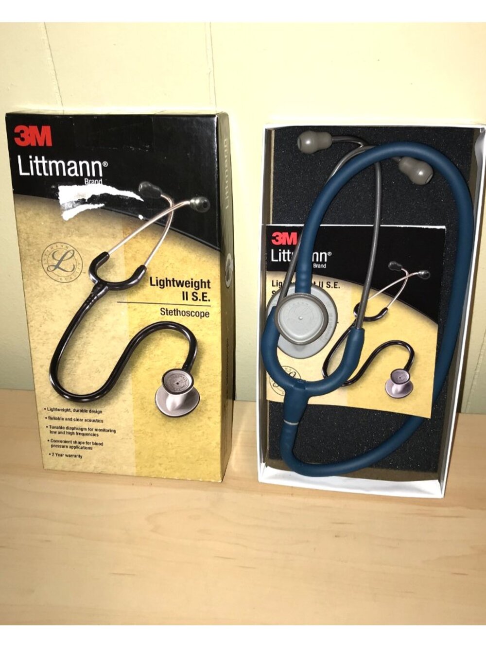 3M Littmann Lightweight II S.E. Single Head Stethoscope 2452- Caribbean Blue 28"